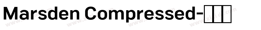 Marsden Compressed字体转换